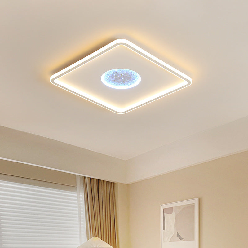 Bedroom light Simple modern led starry sky ceiling light Nordic creative cloud light Master bedroom book Children's room lighting E