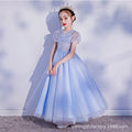 Customizable cross-border girls' dresses oem new little girl tutu skirt mesh princess dress children's skirt ages 3-14