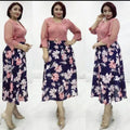 African   new fashion women's chiffon a-line dress plus size printed dress