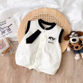 Baby sleeveless romper summer thin newborn cartoon crawling suit 0-2 years old korean style baby romper 1