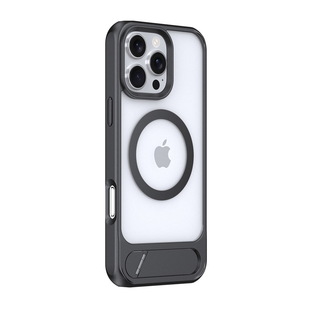 hot-selling skin-feeling magnetic phone case for iphone 16 pro max, apple 15 oblique square stand phone case