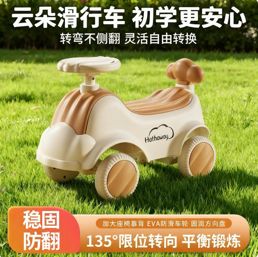Kids' balance bike - ages 1-3 - ride-on scooter - sit & ride - anti-tip design - 2025 new model for infants and toddlers