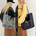 European and american style large capacity bag women's niche design double-sided backpack trendy shoulder bag crossbody bag commuter tote bag