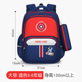 Kids' backpack set (2-piece): grades 3-6 elementary school backpack - dropshipping available, lightweight, spine-protecting, and load-reducing