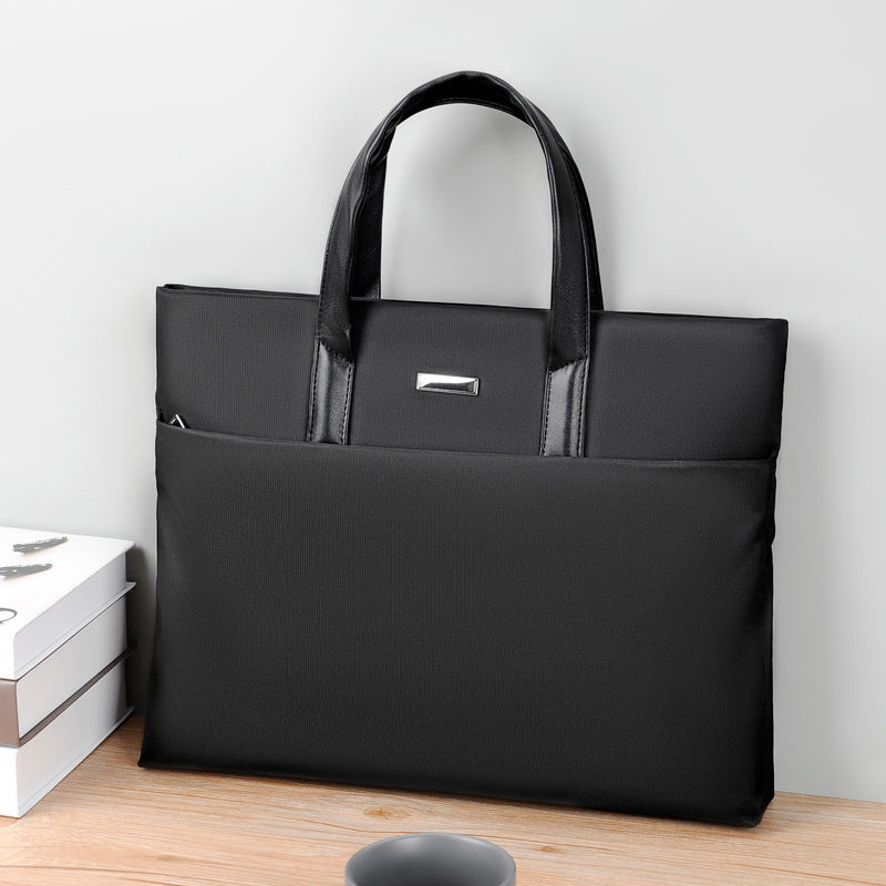 Factory Goods Pass Business Shoulder Bag 14-inch 15.6-inch Laptop Bag Men's Handbag Briefcase Wholesale
