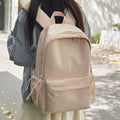 New minimalist casual backpack - japanese style, perfect for high school and college students, commuting, lightweight, and fits a laptop