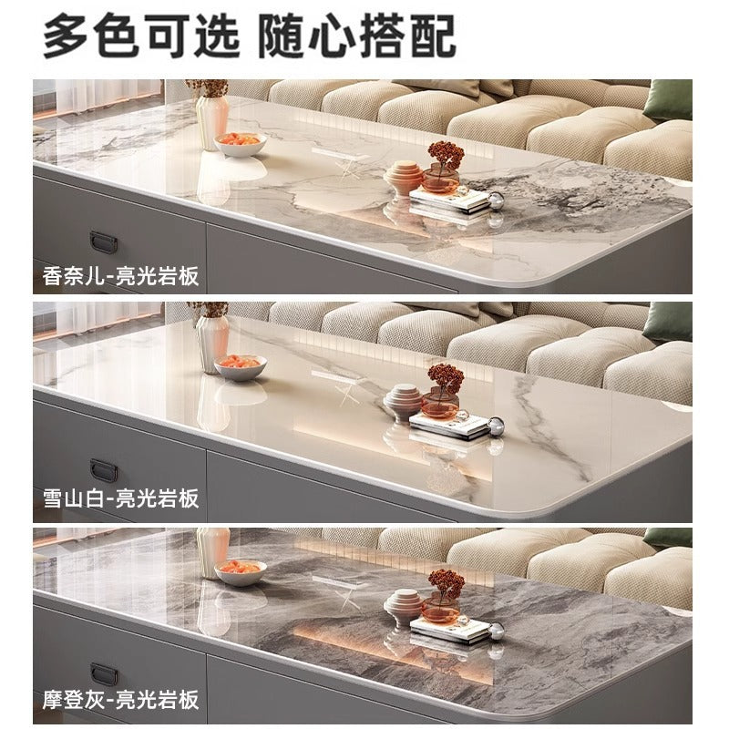 Accessible luxury solid wood coffee table small apartment living room for homecasual modern tea table new arrival small apartment office small table
