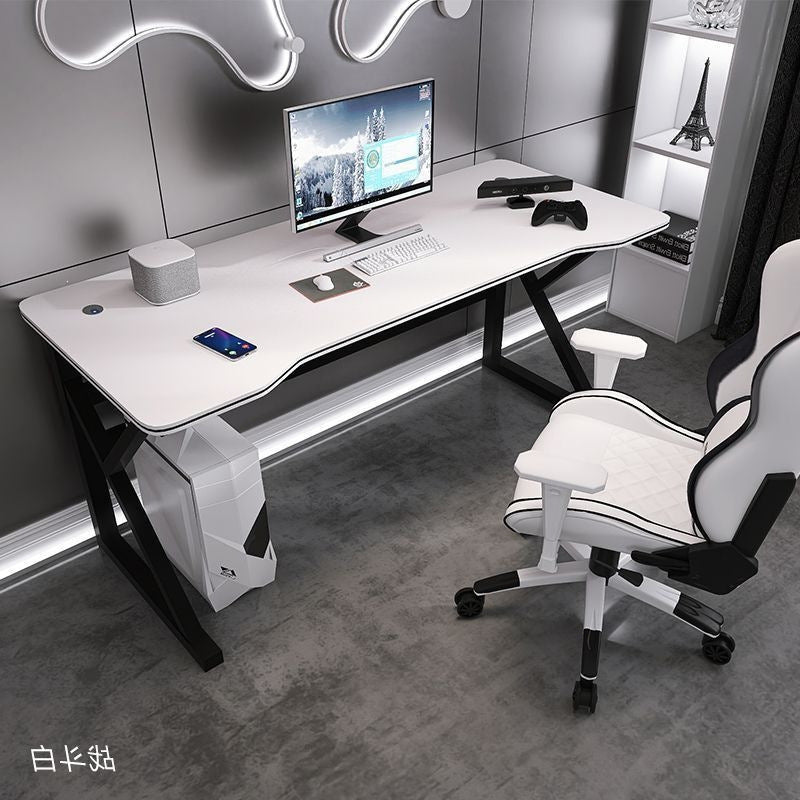 Computer desk desktop home office desk table rental house student simple writing game table thickened welding independent