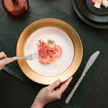 Japanese retro ceramic dinnerware - western dessert, straw hat plate, restaurant hot pot, soup plate, fruit salad, snack deep dish