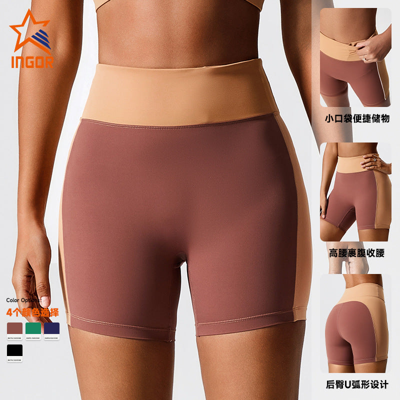 eco-friendly fabric compression yoga set - breathable, slimming workout outfit for women, ideal for outdoor running and fitness training