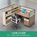 Staff desk and chair combination casual three-person office table office financial room screen employee desk