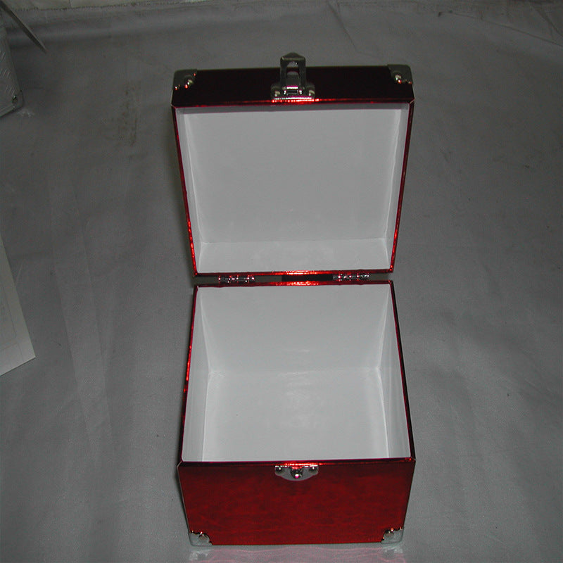 High-value cartoon cosmetic case Portable large-capacity skin care product sorting storage box Aluminum alloy storage suitcase