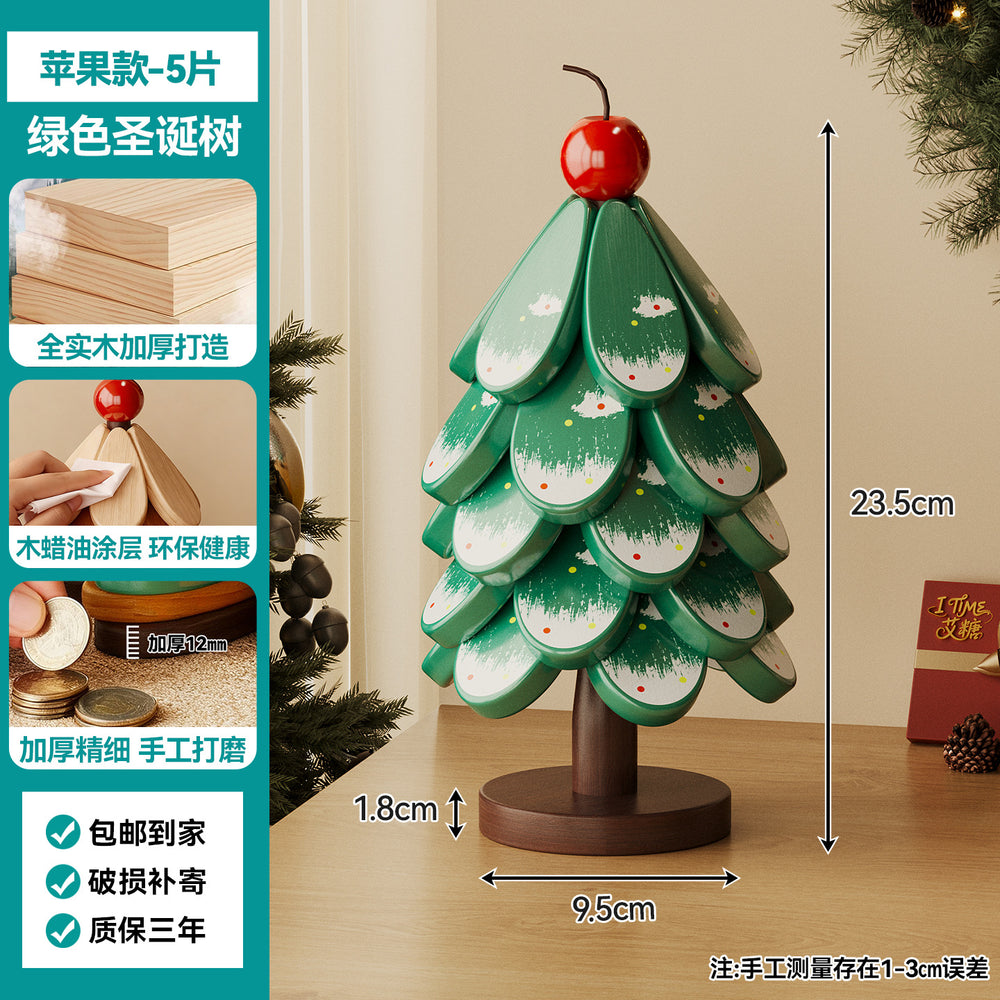 Classy christmas tree insulation mat dining table decoration creative a tree solid wood oven mitts pot holder christmas gift