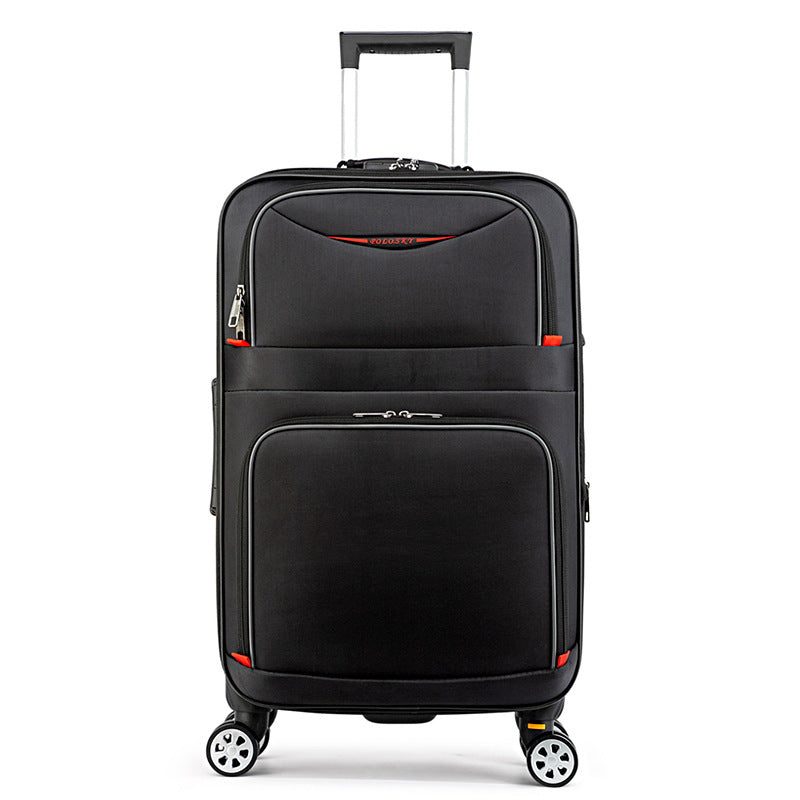 Processing custom large-capacity suitcase men's trolley case Oxford cloth universal wheel password suitcase children's leather luggage