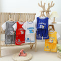 new kids' basketball jersey set - boys' and girls' summer quick-dry mesh outfit - short sleeve sports clothing for children and teens