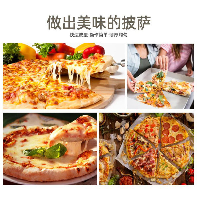 Yufei yongqiang fully automatic pizza press machine, commercial pizza bottom cake embryo slag cake forming machine