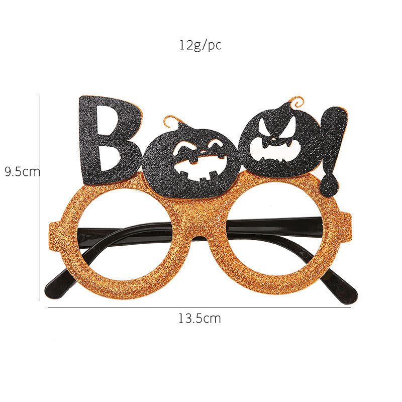 Halloween Pumpkin Glasses Kids Adult Ghost Festival Party Decorations Photo Props Funny Glasses Frames