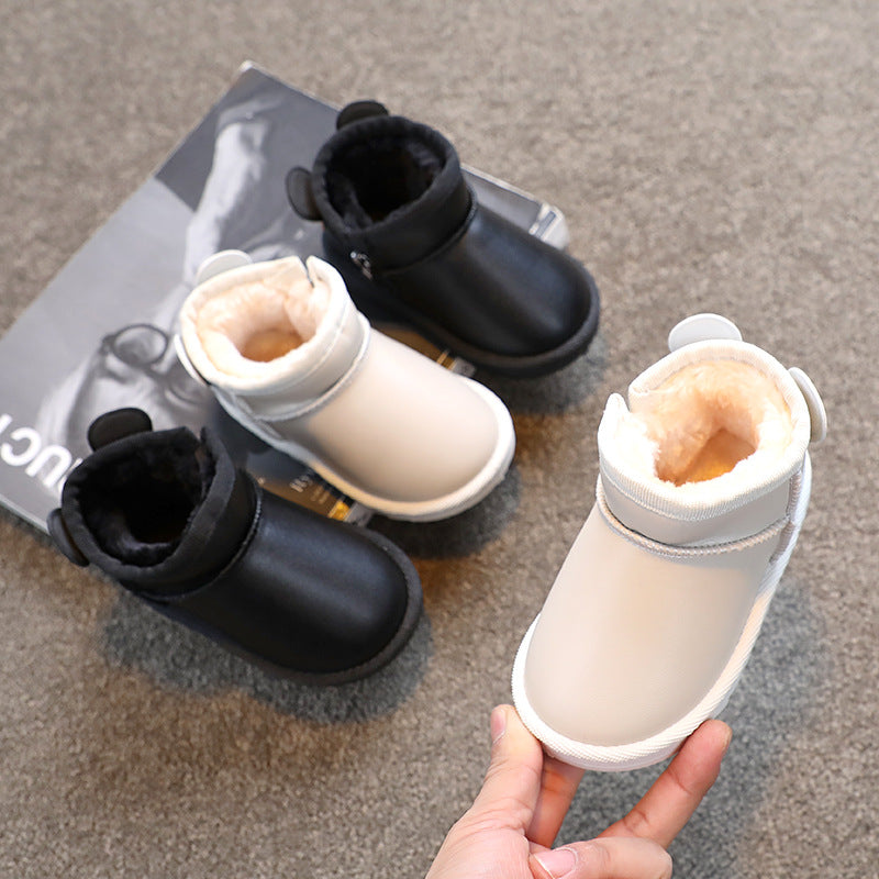 Kids' snow boots:  winter collection - baby cotton boots, girls' versatile warm winter shoes, boys' cotton shoes, toddler ankle boots - trendy styles