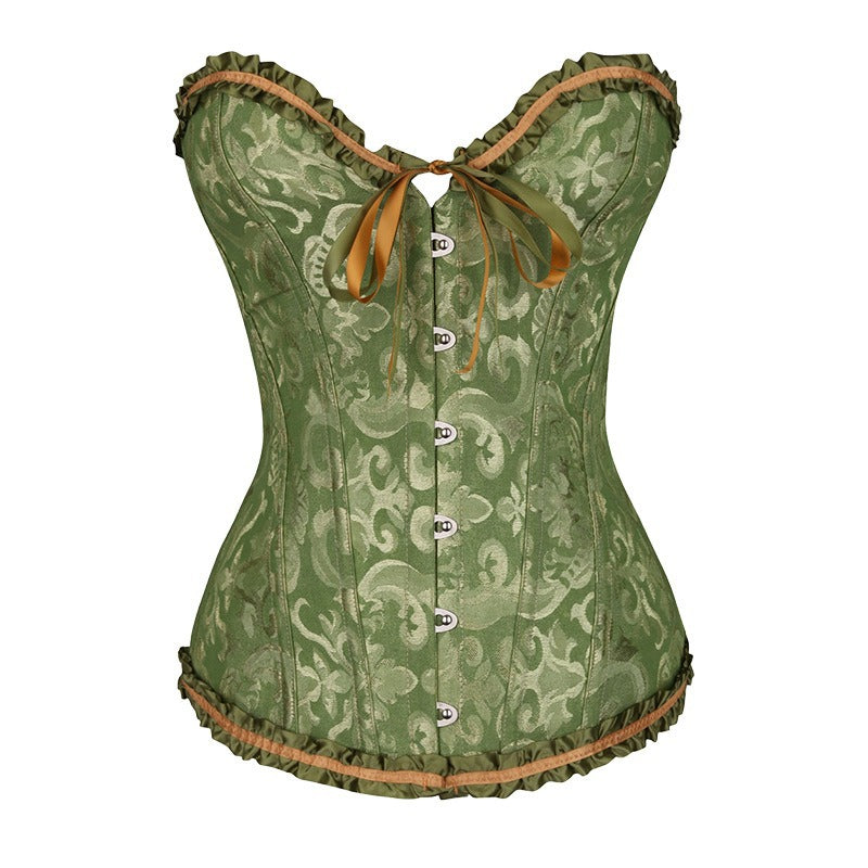 Palace body shaping tops strapless tummy slimming slimming sexylace floral corset bra