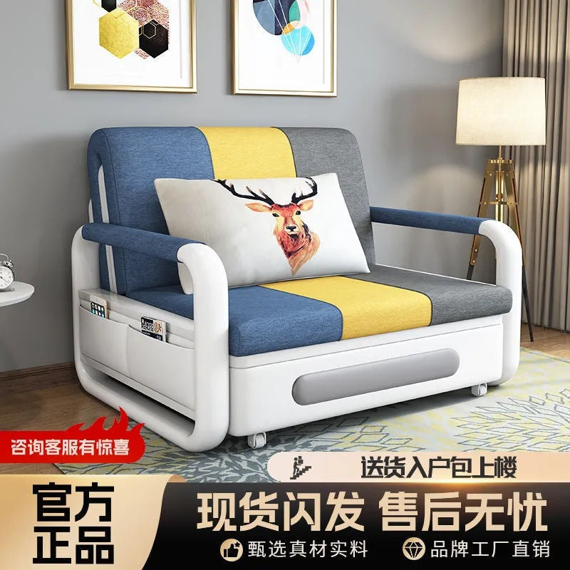 Sofa bed foldable dual-purpose  new arrival living room balcony sofa small apartment multi-functional single and double retractable bed
