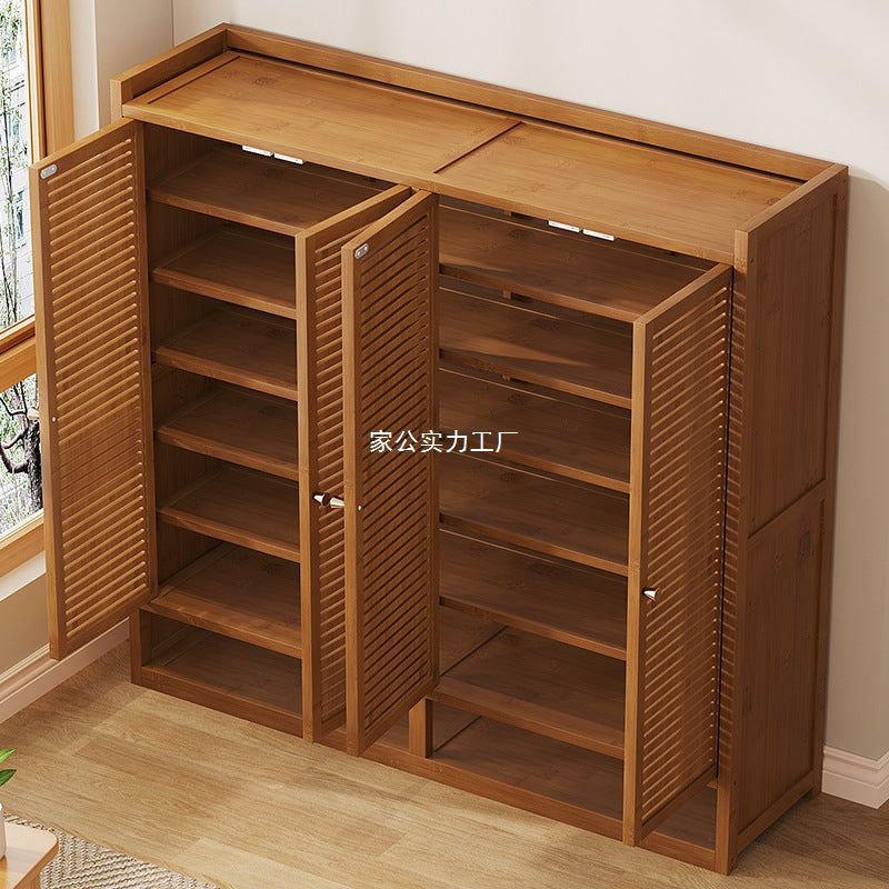 Simple shoe rack at home, large-capacity shoe cabinet at the door, cabinet for storing shoes, dustproof 40 pairs of shoes, new door cabinet