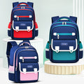 New elementary school backpack for boys and girls, grades 1-6, waterproof, lightweight, spine-protecting kids' backpack