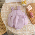 Summer full moon baby clothes baby summer one-piece baby girl suspenders thin newborn baby clothes outwear rompers