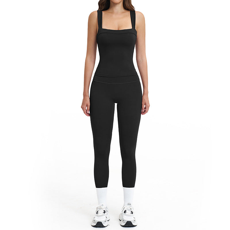 brushed new arrival yoga suit silmslimming look quick-drying fitness clothes outdoor running sports suit for women 4520