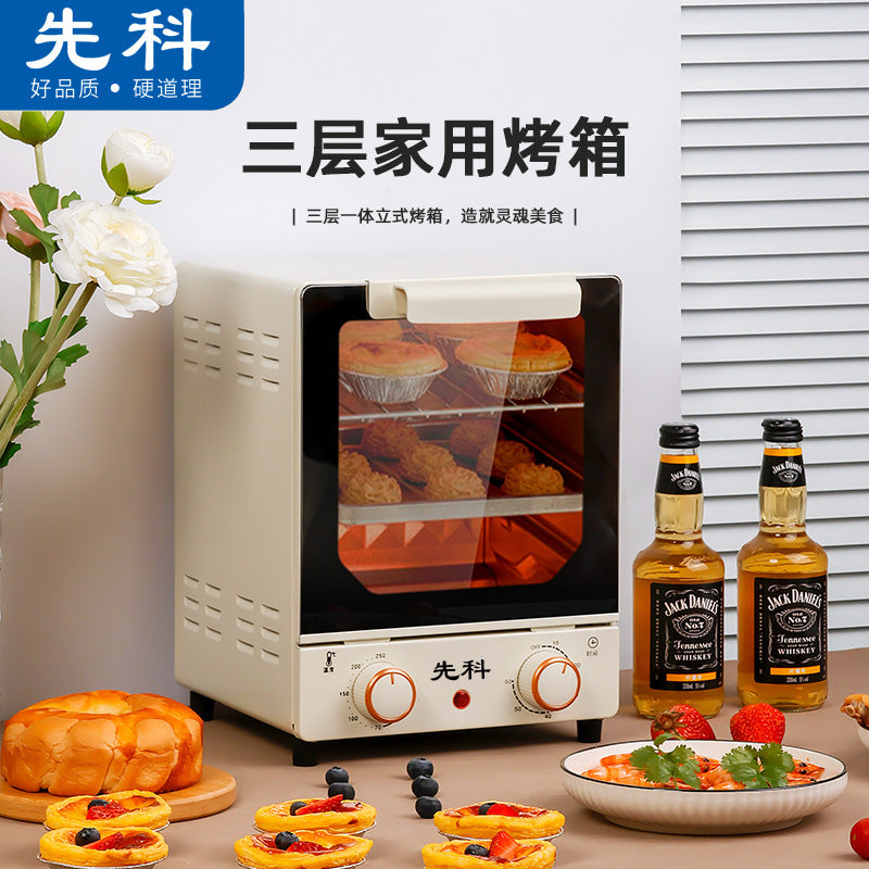 Xianke 48l household electric oven multi-function large capacity scheduled baking horizontal large oven factory direct sales