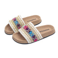 one-line flats slippers summernew arrivalkids shoes bohemia style flatsoutwear shoes woven beach shoes