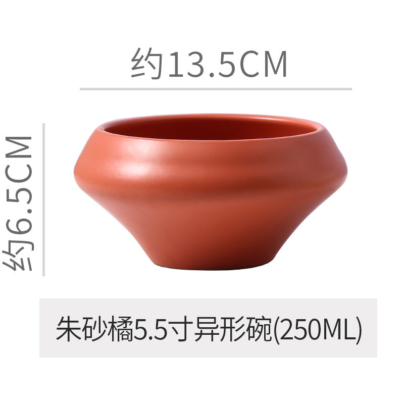Japanese retro ceramic snack plate stylishfor home restaurant seasoning plate dipping plate rice bowl stoneware dessert bowl