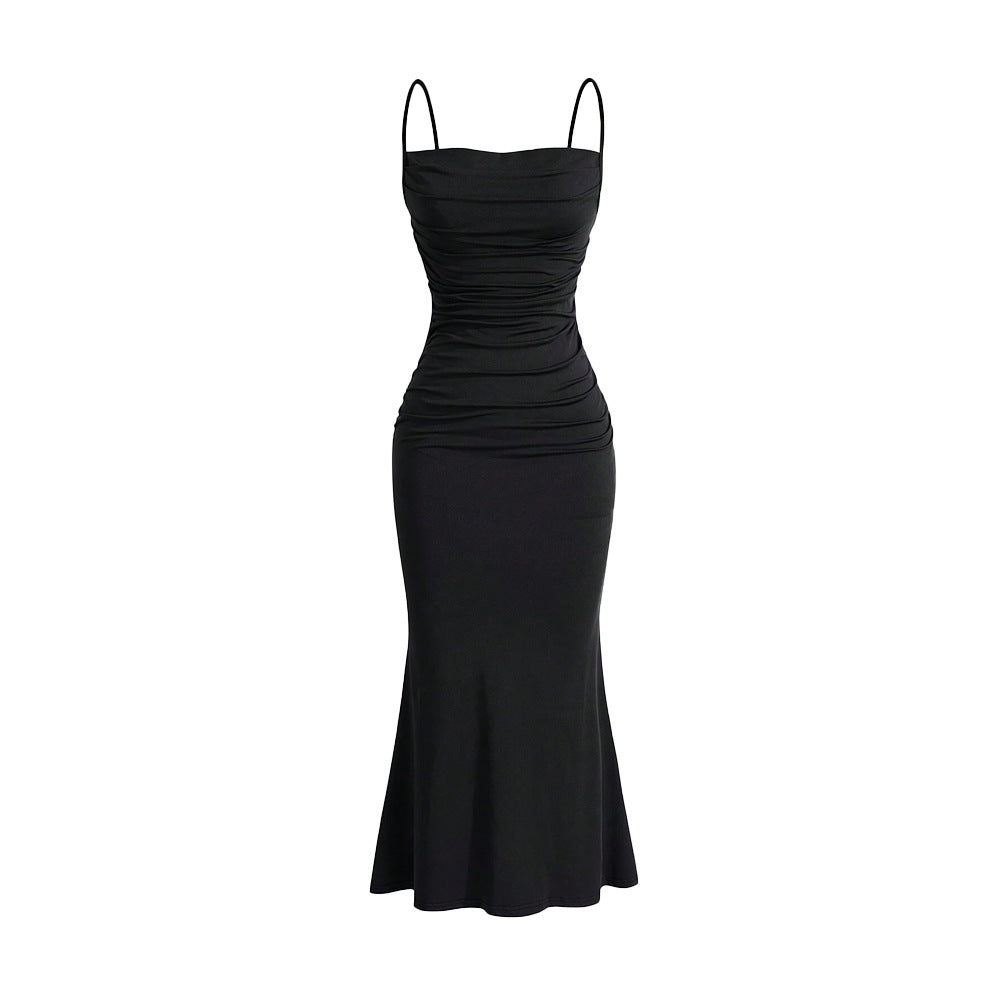 Amazon sexy halter dress - high waist, tie-waist, bodycon maxi dress - petite-friendly, seriously stunning