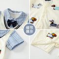 Baby clothes summer thin section new arrivalk-style newborn baby boy one-piece fake two-piece super cute khaki
