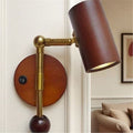 New nordic rotating bedside wall lamp - minimalist retro reading light for home stays, studies, bedrooms, and background walls