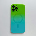 Wholesale iphone 17 two-tone magnetic charging phone case with apple 16 lens film liquid silicone protective cover and magnetic attachment