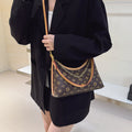 accessible luxury retro old flower crescent women's 2025 new trendy large capacity commuter versatile shoulder crossbody bag wholesale