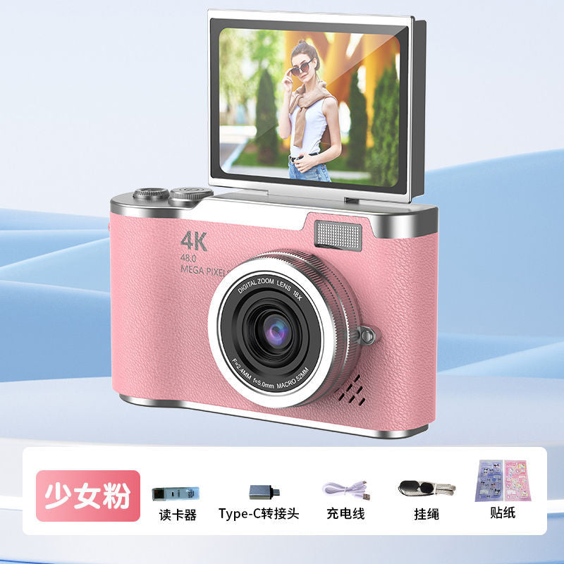 Youpin flip screen small slr mi photo instant ccd digital camera cute student version campus retro affordable