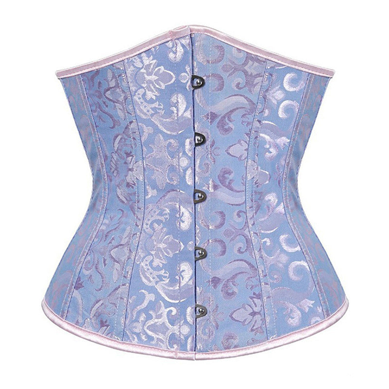 Corset simple waist corset slightly fat new arrivalk-style breathable sexy shaping tops rubber bone jacquard waist clip