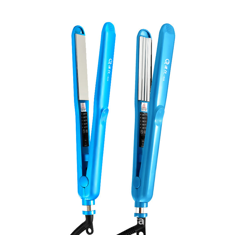 Small corn silk splint straight and roll dual-purpose hair curler egg roll for home straight hair clip hairdressing shop special hair curling iron