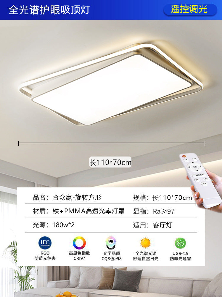 Bedroom light 2024 new Internet celebrity explosion LED ceiling light living room light simple modern room master bedroom lighting