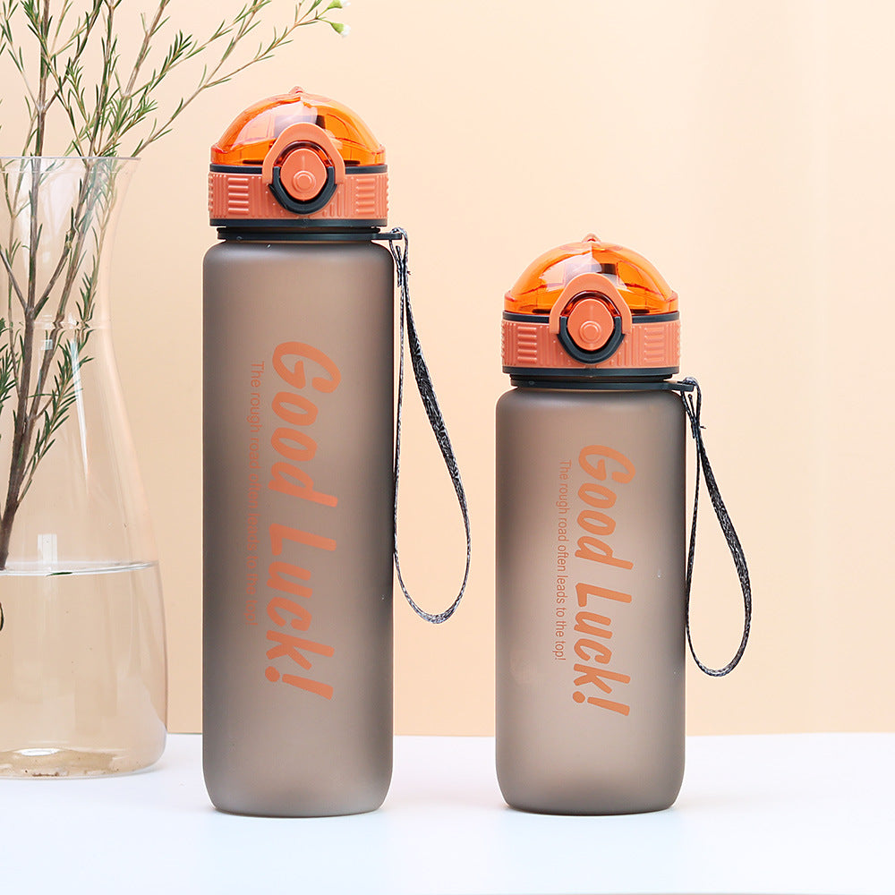 Factory custom student water bottle - large capacity plastic cup, fitness sports water bottle, portable water bottle, minimalist tumbler