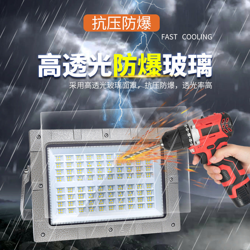 Yaming led explosion-proof light emergency lighting fire lighting gas station warehouse workshop emergency power outage floodlight