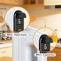 Digital display portable hand mixer for home use - high-power 6-speed electric egg beater and dough mixer