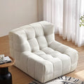 Beanbag sofa can lie down and sleep in the bedroom tatami living room balcony waffle grids caterpillar sofa single small sofa