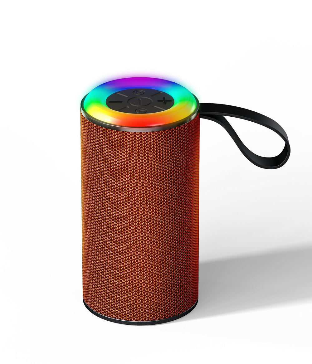 New wireless bluetooth speaker - outdoor rgb light portable waterproof mini speaker with ambient lighting and stereo sound