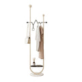 Scandinavianaccessible luxury marble bottom base simplefor home coat rack movable floor-standing living room bedroom clothes drying rack