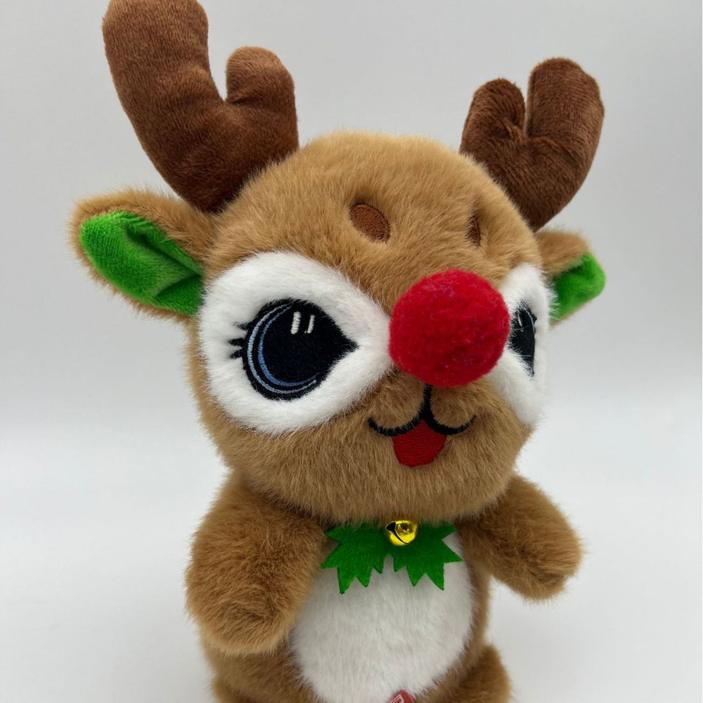 Santa claus plush toy reindeer stuffed animal girl's sleeping pillow doll christmas gift wholesale