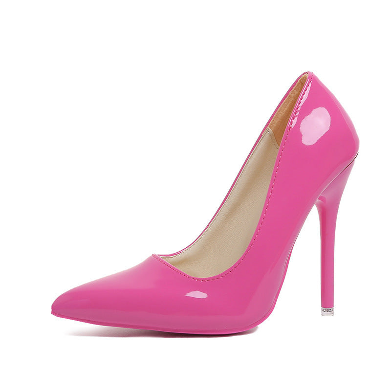 2026 new purple patent leather pointed-toe high heels - women's stiletto pumps, sexy & elegant, perfect for work & business