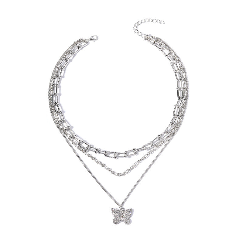 Wholesale autumn/winter sweater necklaces: european & american cross-border jewelry, multi-layered statement necklaces, trendy & high-end korean style ins necklaces