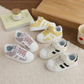 Boys' fashion sneakers - new spring/autumn collection - versatile shell toe white shoes for kids - breathable running shoes for girls